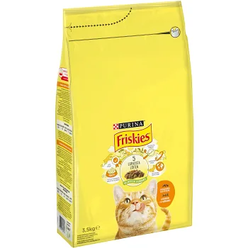 Kattmat Adult Kyckling &amp; Grönsaker 3,5kg Friskies.