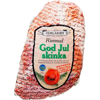 Julskinka Rimmad ca 2000g Hemgården.