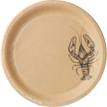 Tallrik Kräfta natur 27cm 12-p ICA.