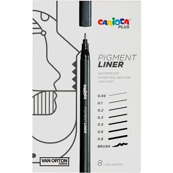 Pigment Liner 8-p Carioca.