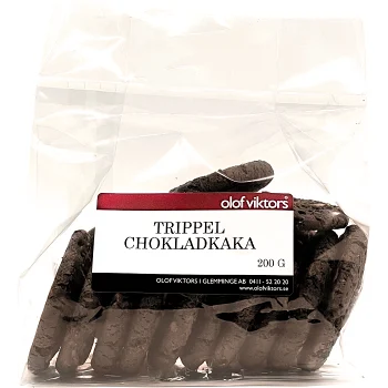 Trippel Chokladkaka 200g Olof Viktors i Glemminge.