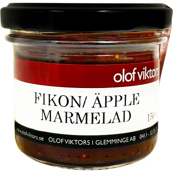 Fikon &amp; Äpplemarmelad 150g Olof Viktors i Glemminge.