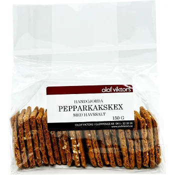 Pepparkakskex Med Havssalt 150g Olof Viktors i Glemminge.