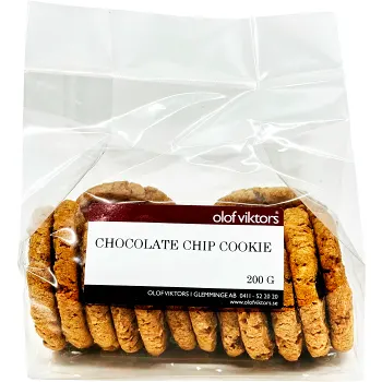 Cookie Chocolate Chip 200g Olof Viktors i Glemminge.