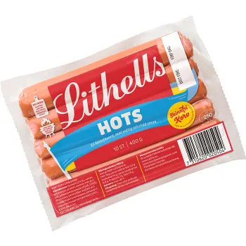 Korv Klassiska Hots 400g Lithells.