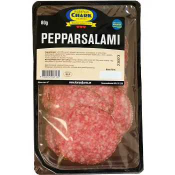 Pepparsalami 80g Risbergs Chark.