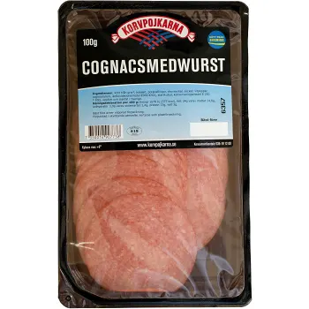 Cognacsmedwurst 100g Korvpojkarna.