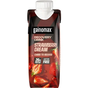 Proteindryck Strawberry Dream Recovery 250ml Gainomax.