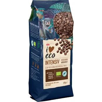 Intensiv Mörkrost Hela bönor Ekologisk 450g ICA I love eco.