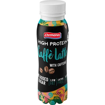 Mjölkdryck Caffé latte Protein Laktosfri 0,1% 250ml Ehrmann.