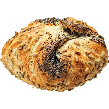 Kuvertbröd vallmo och solroskärnor 90g Bonjour.