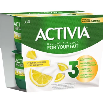 Yoghurt Citron 500g 4-p Activia.
