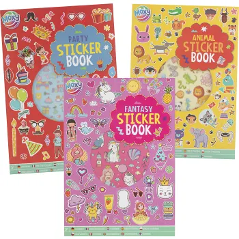 Stickersbok 8 sidor.