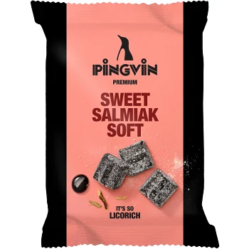 Godispåse Sweet Salmiak Soft 90g Pingvin.