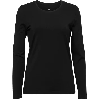 Topp med lång ärm Svart M ICA I love eco.