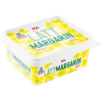 Lättmargarin 39% 600g ICA.
