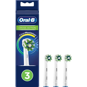 Tandborsthuvud Refill Cross Action 3-p Oral-B.