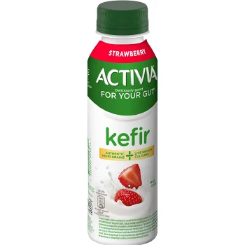 Kefir Jordgubb 3,1% 80g Activia.