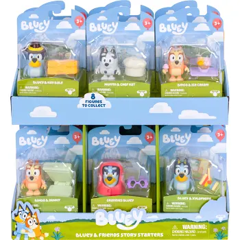 Figur 1-p Story Starter Bluey.