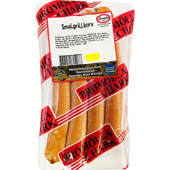 Smalgrillkorv ca 420g Bromölla Chark.
