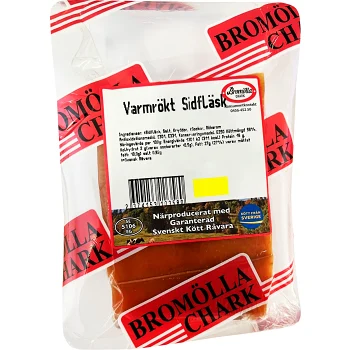 Sidfläsk Varmrökt ca 400g Bromölla Chark.