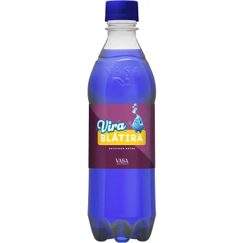 Läsk Vira Blåtira 500ml Vasa Bryggeri.