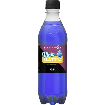 Läsk Vira Blåtira Zero 500ml Vasa Bryggeri.