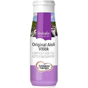 Aioli Vitlök Original 500ml Delikatessfabriken.