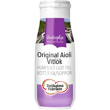 Aioli Vitlök Original 240ml Delikatessfabriken.