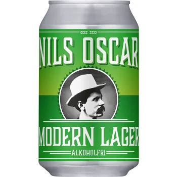 Öl Modern Lager Alkoholfri 33cl Nils Oscar.