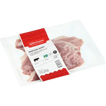 Bogfläsk skivad ca 350g Nyhléns Hugosons.