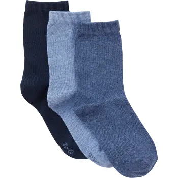 Strumpa 3p blåmel 28/30 mywear.