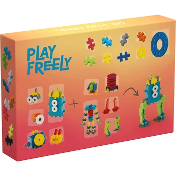 Plus Plus Lär dig bygga robotar 250 bitar.