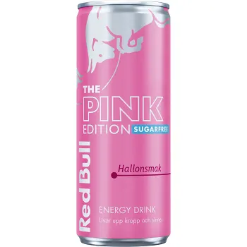 Energidryck Pink Edition Hallon Sockerfri 25cl Red Bull.