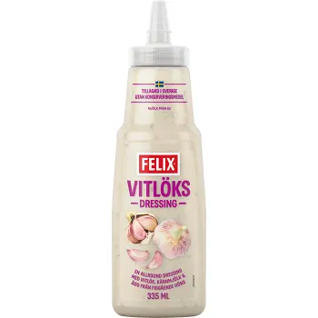 Vitlöksdressing 335ml Felix.