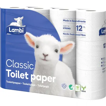 Toalettpapper Classic 12-p Lambi.