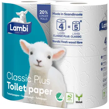 Toalett plus 4-p Lambi.