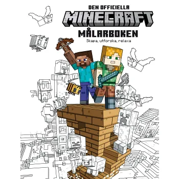 Minecraft: Den officiella målarboken - Skapa, utforska, relaxa.