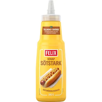 Senap Sötstark 380g Felix.