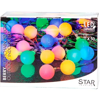 Ljusslinga Berry Multi 735cm Star Trading.