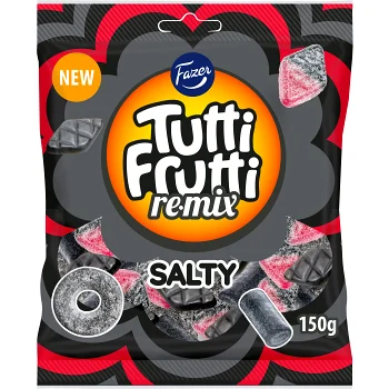 Godispåse Tutti Frutti Remix Salty 150g Fazer.