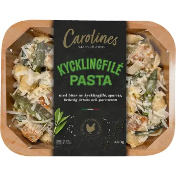 Färsk Färdigmat Kycklingfilépasta 400g Carolines Saltsjö-Boo.