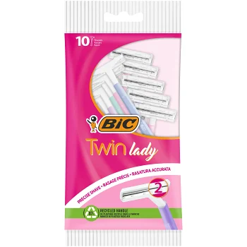 Twin lady sensitive Rakhyvel 10-p Bic.