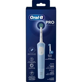 Eltandborste Vit Pro Blå.