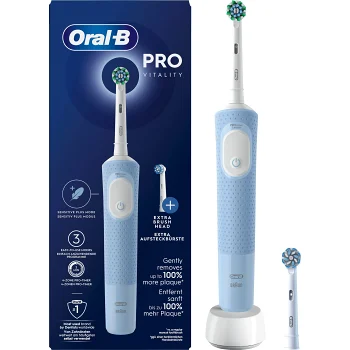 Eltandborste Vit Pro Blå.
