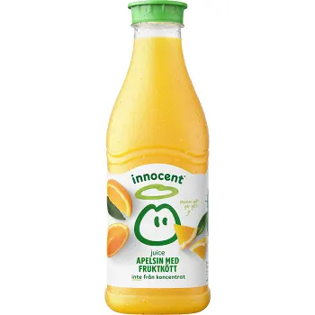 Apelsinjuice med fruktkött 900ml Innocent.
