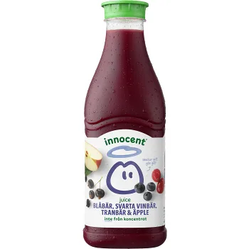 Juice Blåbär Svartvinbär 900ml Innocent.