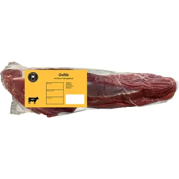 Oxfilé Färsk Hel Frystinad ca 1,5kg Hacksta Köttdisk.