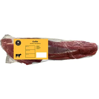 Oxfilé Färsk Hel Frystinad ca 1,5kg Hacksta Köttdisk.