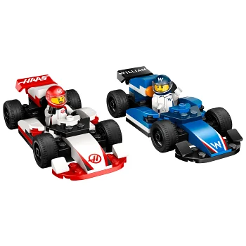 LEGO City F1 Williams Racing & Haas F1 racerbilar 60464.